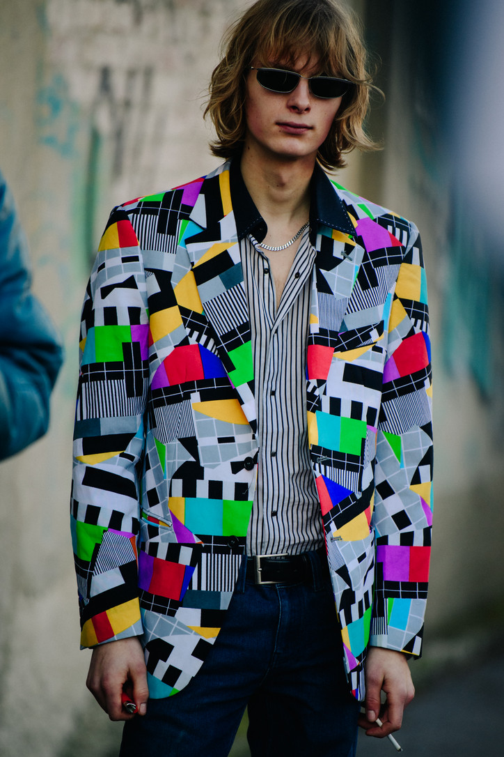 Milan Street-Style: A Fresh Take On Maximalist Tailoring