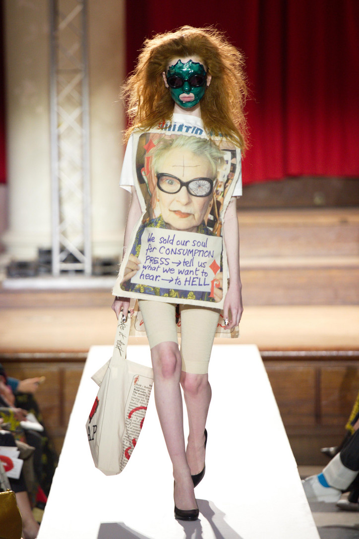 Vivienne Westwood's own wardrobe raided to be used in Paris