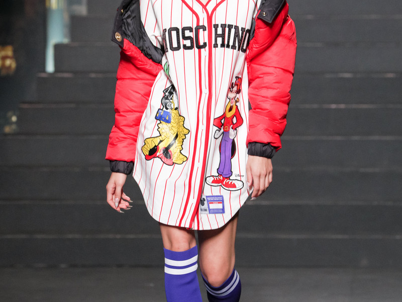 h&m moschino oversized dress