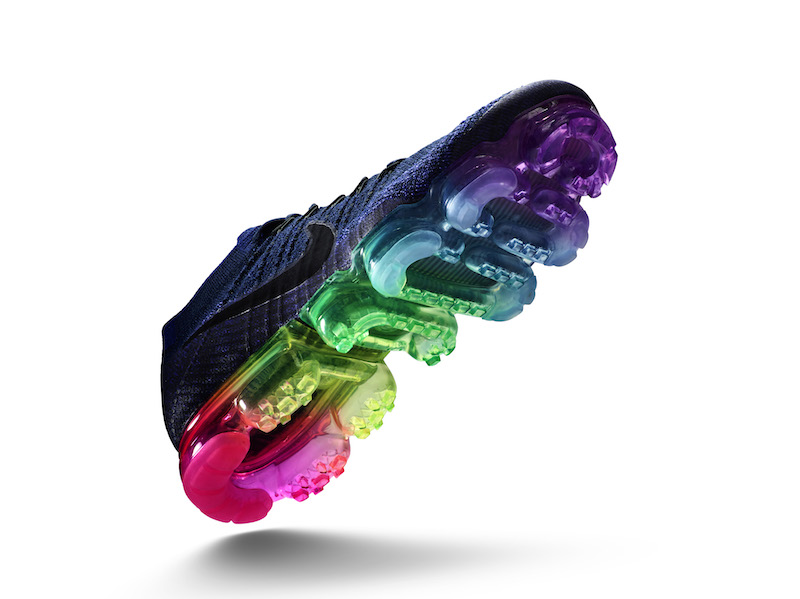 nike women's air vapormax flyknit multicolor rainbow pride