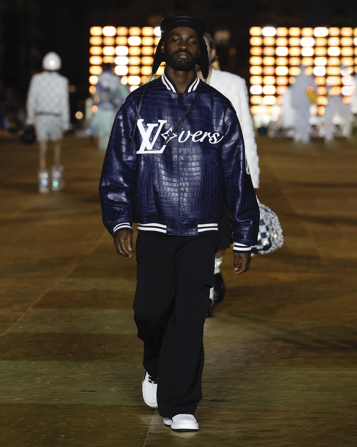 Louis Vuitton Logo Velour Jacket
