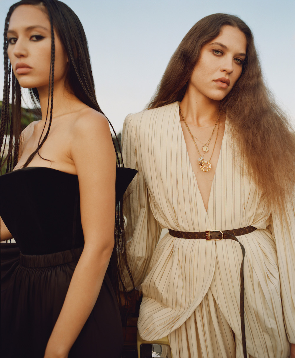 Mona & Klara Hit the Beach in Louis Vuitton 'LV Escale' Campaign