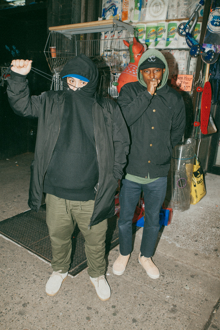 Harajuku Duo in Streetwear by Hood by Air, Y-3, Long Clothing x