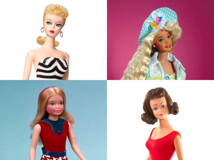 Vintage Barbie's evolution: See dozens of dolls, fashions, playsets & more  from before her big screen debut - Click Americana