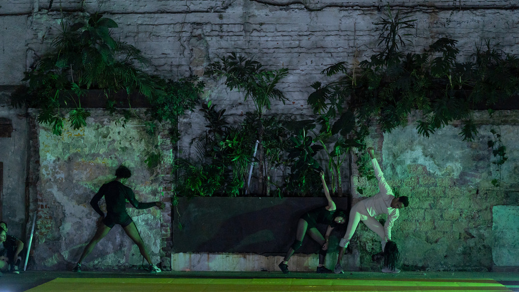 [Ligia Lewis “deader than dead” performance at Proyecto Público Prim]