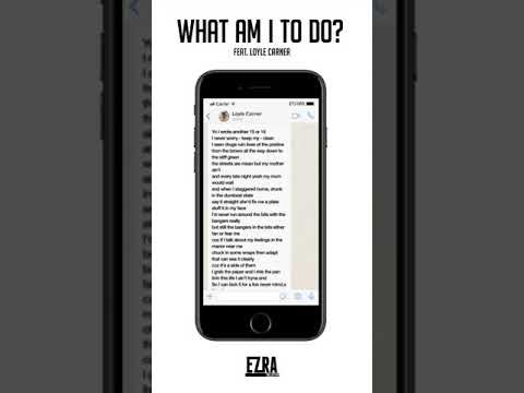 Ezra Collective - What Am I To Do? Feat. Loyle Carner (Lyric Video)