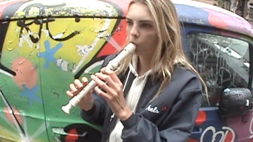 Molly Bair can only play one song on the soprano recorder.